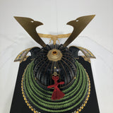【O-027-K】Yomogi thread laced diamond laced two-piece cuirass armor (helmet only):蓬糸威菱綴二枚胴具足(兜のみ)
