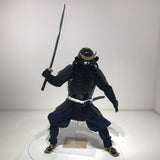 【O-075】Dark blue lacing black lacquered two-plate cuirass Jidai Festival set:濃紺糸威黒桶側二枚胴 時代祭りセット