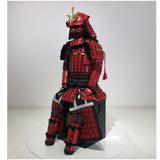 【O-033】Black Thread Laced Iyo Waist-Covering Two-Piece Cuirass Armor (Matte Finish):黒糸威伊予腰取二枚胴具足(艶消し)