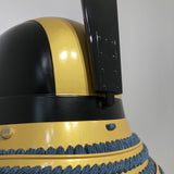 【O-032】Navy Blue Laced Chest-Covering Two-Piece Cuirass Armor:紺糸威胸取二枚胴具足