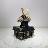 【O-024-K】Deep navy blue thread laced Buddha two-piece cuirass armor (helmet only):紺糸威仏ニ枚胴(兜のみ)