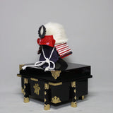 【O-017-K】U-no-hana thread laced Iyo two-piece cuirass armor (helmet only):卯の花糸威伊予二枚胴(兜のみ)