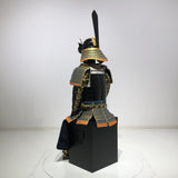 【O-032】Navy Blue Laced Chest-Covering Two-Piece Cuirass Armor:紺糸威胸取二枚胴具足