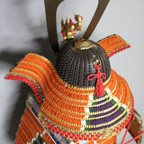 【O-004】Gold Small Plate Omodaka Laced Two-Piece Cuirass Armor":金小札沢潟威二枚胴具足