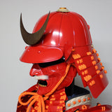 【O-060】Scarlet Thread Laced Red Okegawa Two-Piece Cuirass Armor:緋糸威赤桶側二枚胴具足
