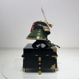 【O-027-K】Yomogi thread laced diamond laced two-piece cuirass armor (helmet only):蓬糸威菱綴二枚胴具足(兜のみ)