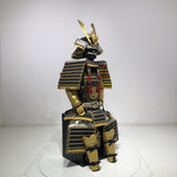 【O-024】Dark blue thread laced Buddha-style two-piece cuirass armor:紺糸威仏ニ枚胴具足