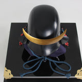 【O-054-K】Navy and Red Thread Laced Black Barrel-shaped Two-piece Dou Armor (Helmet Only):紺赤糸威黒桶側二枚胴具足(兜のみ)