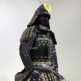 【O-023】 Woodpecker thread laced vertical seam two-piece cuirass armor:啄木糸威縦矧二枚胴具足