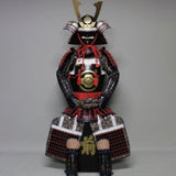 【O-048】Red Thread Laced Iyo Sugake Style Two-Piece Cuirass Armor (Matte Lacquer Finish)：赤糸威伊予素懸二枚胴具足　(艶消塗)