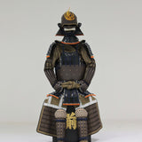 【O-041】Dark Navy Blue Thread Laced Riveted Two-Piece Cuirass Armor：濃紺糸威鋲綴二枚胴具足