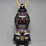 【O-040】Purple Thread Laced Flat Angle Side Crest Two-Piece Cuirass Armor：紫糸威平角脇立ニ枚胴具足