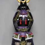 【O-040】Purple Thread Laced Flat Angle Side Crest Two-Piece Cuirass Armor：紫糸威平角脇立ニ枚胴具足