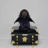 【O-042-K】Black thread laced waist-guard two-piece cuirass armor (helmet only)：黒糸威腰取二枚胴具足(兜のみ)