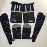 [O-063] Three-Piece Armor Set with Seven-Splint Shin Guards, Arm Gauntlets with Upper Arm Plates, and Thigh Armor