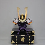 【O-025-K】Varied thread laced chest-guard Buddha two-piece cuirass armor (helmet only)：色々威胸取仏二枚胴（兜のみ）
