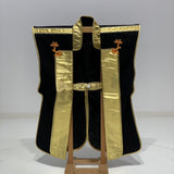 [B-053] Jinbaori (black woolen cloth with gold collar)