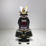 [C-009] Fuji-white thread-dyed black Iyo-fuda (child's armor)