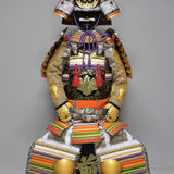 【O-025】Various Colors Thread Laced Chest-Covering Hotoke Two-Piece Cuirass Armor：色々威胸取仏二枚胴具足