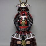 【O-048】Red Thread Laced Iyo Sugake Style Two-Piece Cuirass Armor (Matte Lacquer Finish)：赤糸威伊予素懸二枚胴具足　(艶消塗)