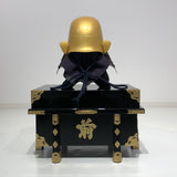 [Y-045-K] Tokugawa Ieyasu gold-plated head shape (small) (helmet only)