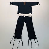 [B-032] Yoroi Hitatare (armor undergarment), cotton (dark navy)：鎧直垂・綿　(濃紺)