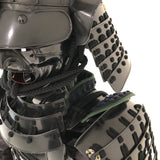 【O-036】Black Thread Laced Vertical Seam Two-Piece Cuirass Armor：黒糸威縦矧二枚胴具足