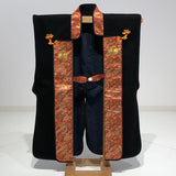 [B-053] Jinbaori (black woolen cloth with gold collar)