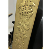 【O-043-K】Black thread laced rusted iron two-piece cuirass armor (helmet only)：黒糸威鉄錆二枚胴具足(兜のみ)