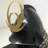 【O-031-K】Kashidori thread laced two-piece cuirass armor (helmet only)：樫鳥糸威二枚胴具足（兜のみ）