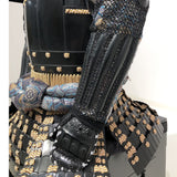 【O-023】 Woodpecker thread laced vertical seam two-piece cuirass armor：啄木糸威縦矧二枚胴具足