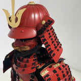 【O-033】Black Thread Laced Iyo Waist-Covering Two-Piece Cuirass Armor (Matte Finish)：黒糸威伊予腰取二枚胴具足（艶消し）