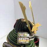 【O-027】Mugwort-Colored Thread Laced Diamond Stitch Two-Piece Cuirass Armor：蓬糸威菱綴二枚胴具足
