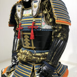 【O-032】Navy Blue Laced Chest-Covering Two-Piece Cuirass Armor：紺糸威胸取二枚胴具足