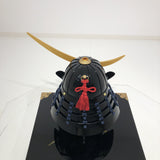 【O-074-K】Deep navy blue thread laced cloud dragon two-piece cuirass armor (helmet only)：濃紺糸威雲龍二枚胴具足（兜のみ）