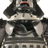 【O-036】Black Thread Laced Vertical Seam Two-Piece Cuirass Armor：黒糸威縦矧二枚胴具足
