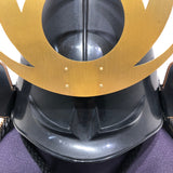 【O-023-K】Woodpecker thread laced vertical joined two-piece cuirass armor (helmet only)： 啄木糸威縦矧二枚胴（兜のみ）