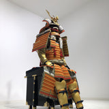 【O-006】Gold Small Plate Scarlet Laced Two-Piece Cuirass Armor：金小札緋威二枚胴具足