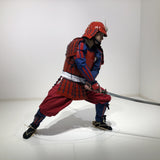 [O-075] Two-pieces Black-lacquered Arm Gauntlets,Shin guard set