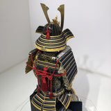 【O-024】Dark blue thread laced Buddha-style two-piece cuirass armor：紺糸威仏ニ枚胴具足