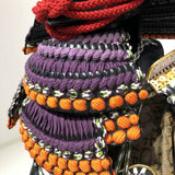 【O-011】Large Plate Purple Gradation Laced Haramaki Armor (Ninotani Helmet)：本大札紫裾濃威腹巻鎧（二之谷兜）