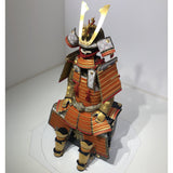 【O-006】Gold Small Plate Scarlet Laced Two-Piece Cuirass Armor：金小札緋威二枚胴具足