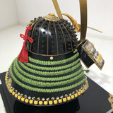 【O-027-K】Yomogi thread laced diamond laced two-piece cuirass armor (helmet only)：蓬糸威菱綴二枚胴具足（兜のみ）