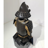 【O-069】Black thread laced chest-fastened ridge two-piece cuirass armor：黒糸威胸取鎬二枚胴具足