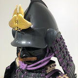 【O-021】Ancient purple thread laced Iyo-style two-piece cuirass armor：古代紫糸威伊予二枚胴具足