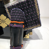【O-011】Large Plate Purple Gradation Laced Haramaki Armor (Ninotani Helmet)：本大札紫裾濃威腹巻鎧（二之谷兜）