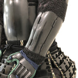 【O-036】Black Thread Laced Vertical Seam Two-Piece Cuirass Armor：黒糸威縦矧二枚胴具足