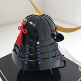 【O-074-K】Deep navy blue thread laced cloud dragon two-piece cuirass armor (helmet only)：濃紺糸威雲龍二枚胴具足（兜のみ）