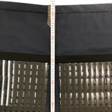 [O-075] Three-Piece Black-Lacquered Arm Gauntlet, Shin Guard, and Thigh Armor Set