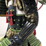 【O-027】Mugwort-Colored Thread Laced Diamond Stitch Two-Piece Cuirass Armor：蓬糸威菱綴二枚胴具足